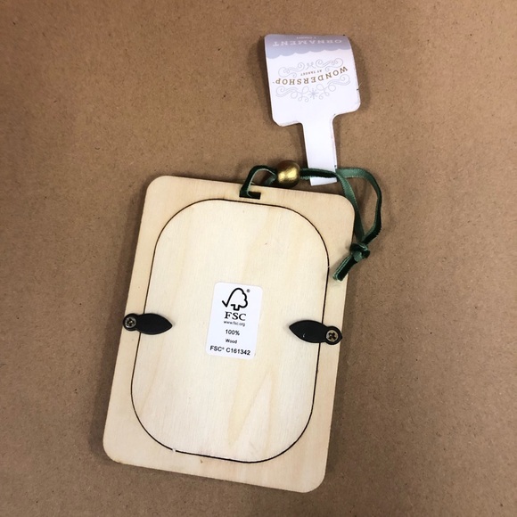 NWT Wondershop Velvet Dark Green 2025 Picture Frame Christmas Tree Ornament - Picture 3 of 5